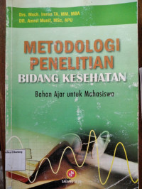 Metodologi Penelitian Bidang Kesehatan